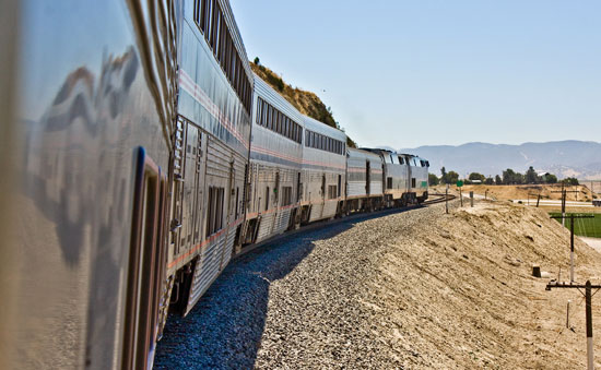 The Coast Starlight at Salinas, CA