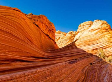 Explore the Wave rock formation in Utah and Arizona