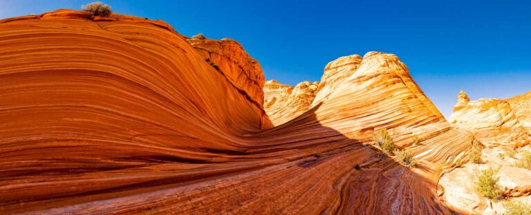 Explore the Wave rock formation in Utah and Arizona