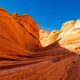 Explore the Wave rock formation in Utah and Arizona