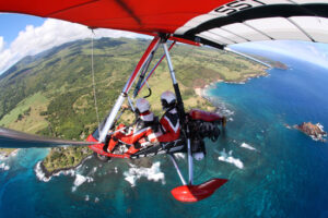 Hang gliding in Hawaii