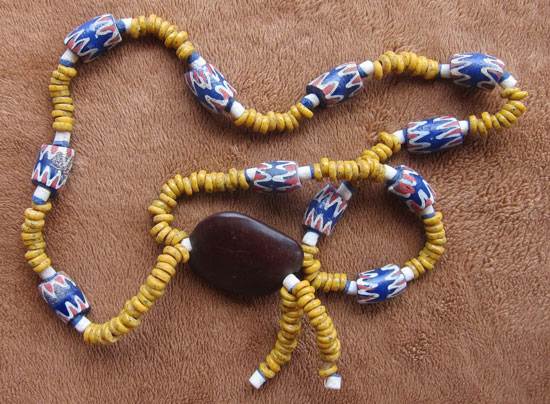 Chevron beads in Africa. Photo by James Michael Dorsey