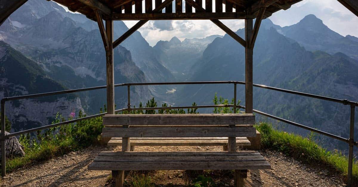 Mountain lookout in Garmisch-Partenkirchen in Germany