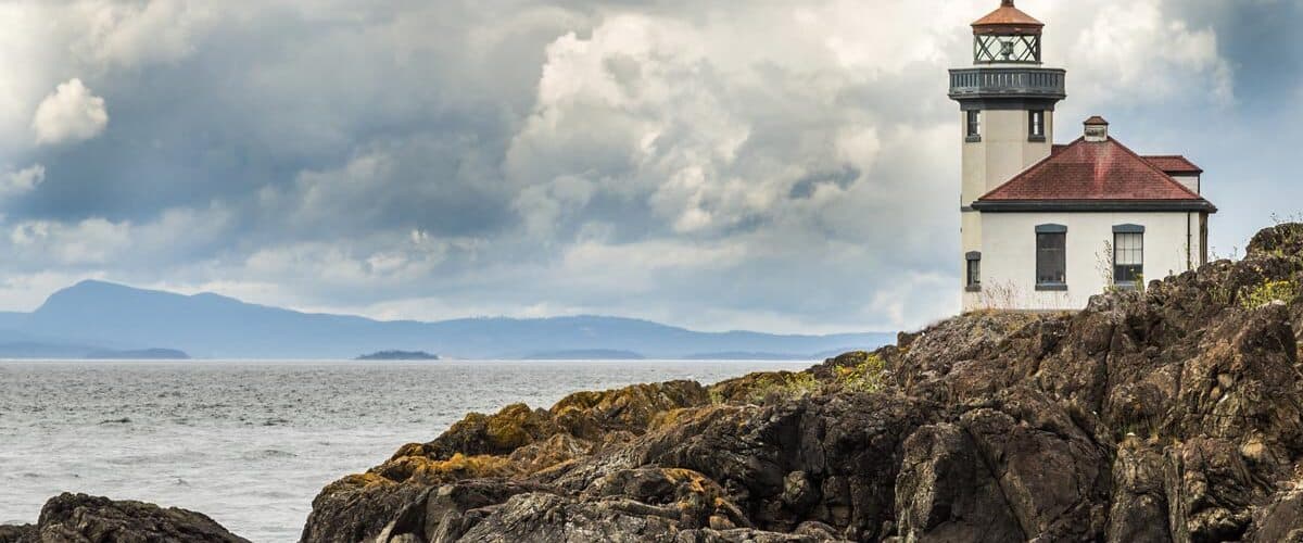 The lighthouse of San Juan island