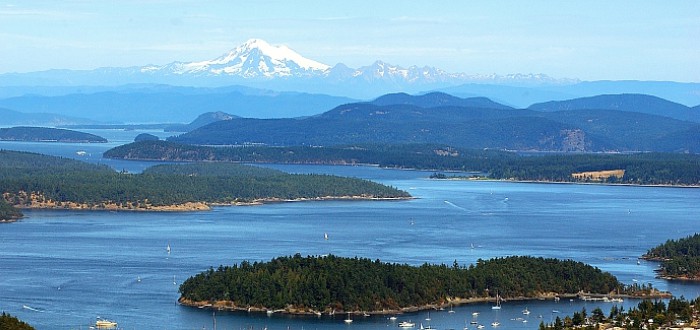 There are 172 named islands in the San Juan archipelago, between Canada and Washington state. Photo: San Juan Islands Visitors Bureau / Robert Demar