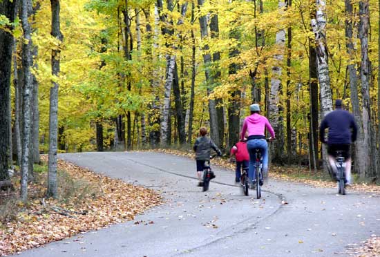 Biking in Potawatomi