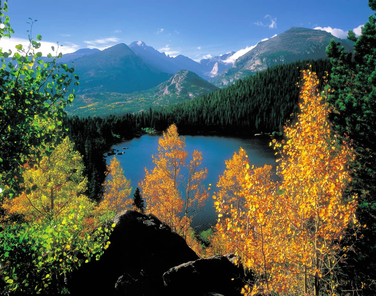 Rocky Mountain National Park is one of America's top 10 national parks -- for good reason with its spectacular views and adventures for all. Photo: Visit Denver / Bruce Boyer