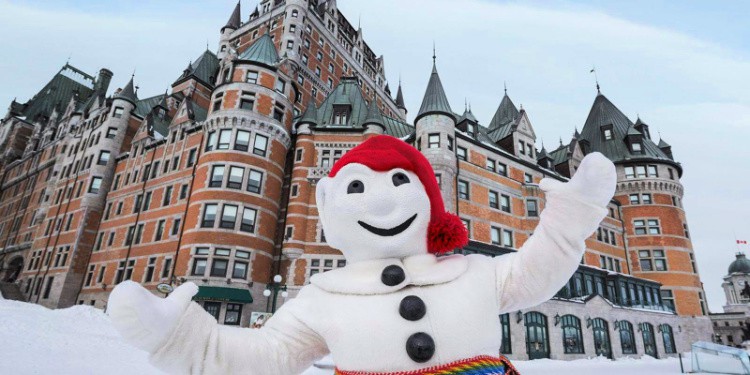 Bonhomme is the mascot for the Quebec Winter Carnival.