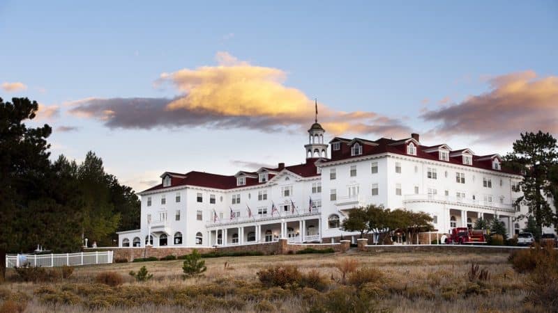 The Stanley Hotel in Estes Park, Colorado, beautiful by day, but ghosts haunt its halls at night. Photo: The Stanley Hotel