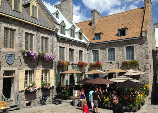 Old Québec has been named a UNESCO World Heritage Treasure. Photo by Janna Graber