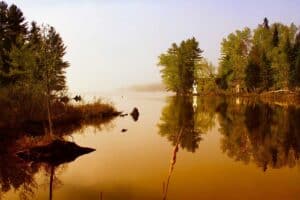 Sunrise at Rangeley Lake in Maine. Flickr/Alan Szalwinski