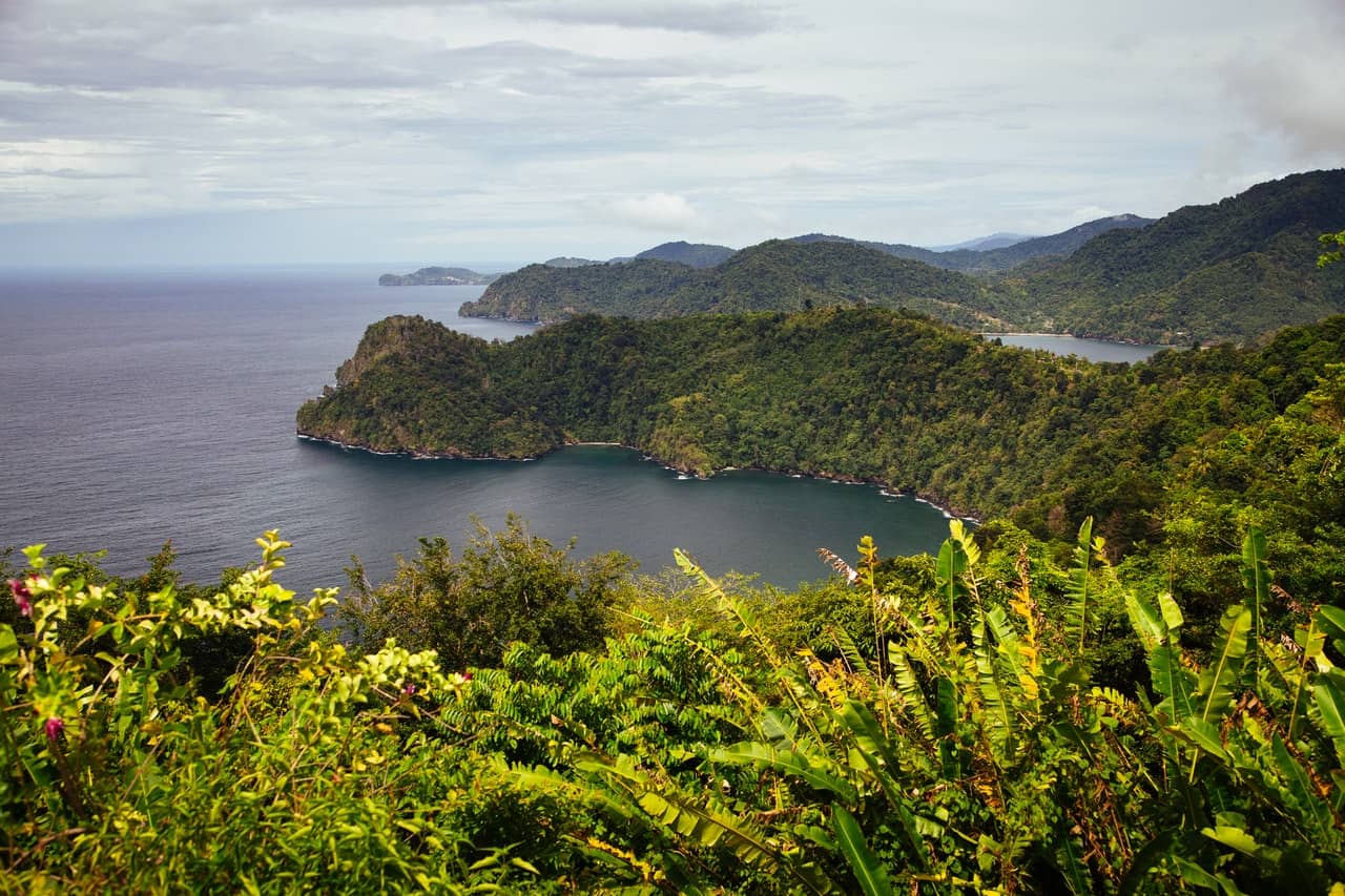 Known for its wide, sandy beaches and biodiverse tropical rainforest, the smaller of the two Caribbean islands is Tobago, comprising the nation of Trinidad and Tobago.