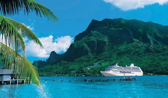 The island of Tahiti