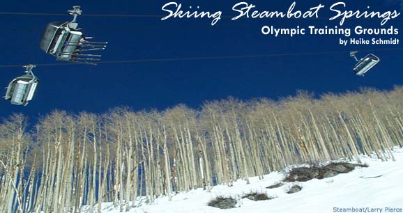 Skiing in Steamboat Springs, Colorado