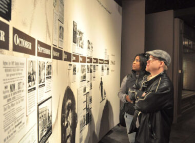 Visitors at the Civil Rights Institute in Birmingham. Photo courtesy of BCRI