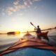 A sunset kayak trip in the Lakeland region, which occupies most of central and eastern Finland. Photo courtesy Visit Finland