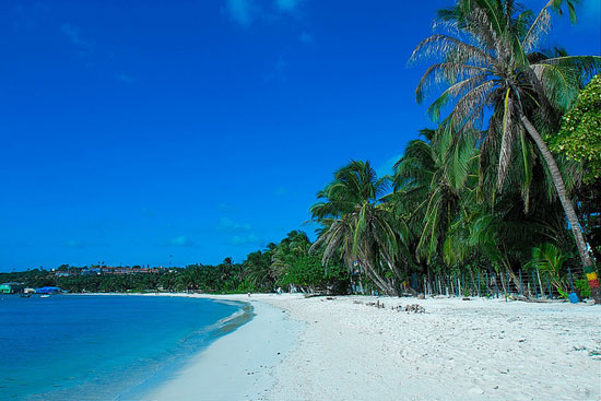 Beach in San Andres