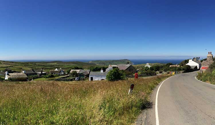 Blue skies on the Isle of Man