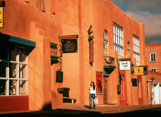 Santa Fe is a shopping mecca, especially if you love the visual arts. Photo by Doug Merriam