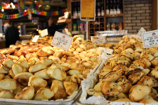 One of the highlights of travel in Israel is dining well -- even when you're just grabbing a simple snack from a street vendor. Photo by Janna Graber