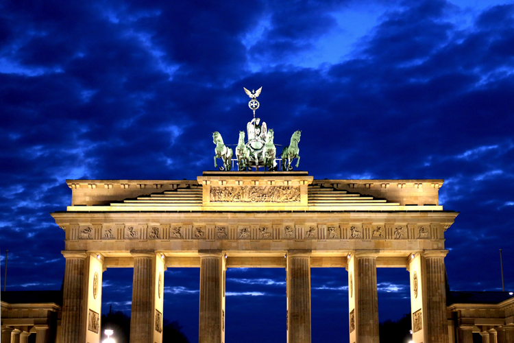 The Brandenburg Gate in Berlin today