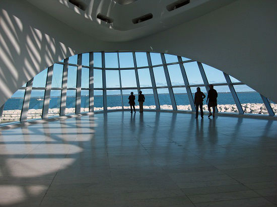 Milwaukee Art Museum's opening sunscreen. 