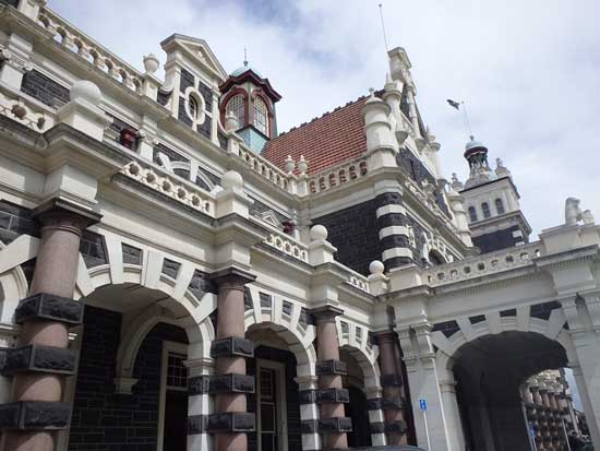 The Dunedin Railway Station is one of the most photographed buildings in New Zealand. Photo by Catherine Fancher