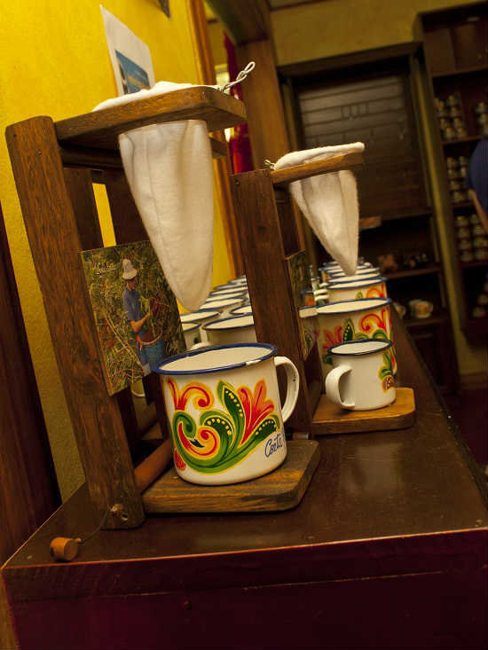 The chorreador is a unique coffee brewer.