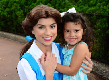 At Walt Disney World, little girls get the chance to meet many of their favorite characters in person.