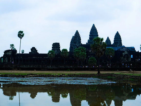 Angkor Wat is a popular destination for travelers. 