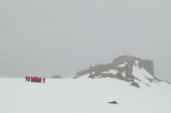 Visibility can get bad in Antarctica.