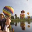 A family outing during a balloon festival in Steamboat Springs. Photo by Matt Inden/Colorado Tourism Office