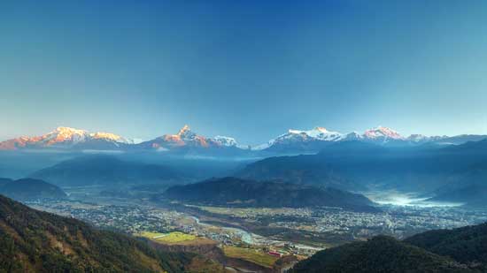 Sunrise in Pokhara, Nepal. Flickr/Dhilung Kirat