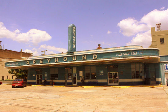 This Greyhound Station dates back to 1938.