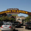 The sign that welcomes visitors to Golden proudly reads, "Where the West Lives."