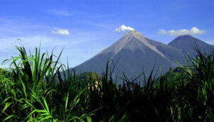 Hiking volcano in Guatemala
