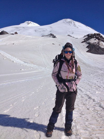 Victoria on Mt. Elbrus