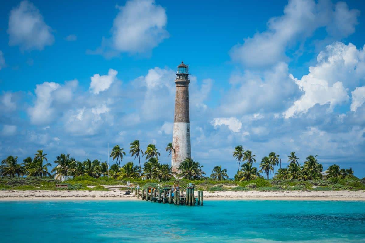 Lighthouse in Dry Tortugas.