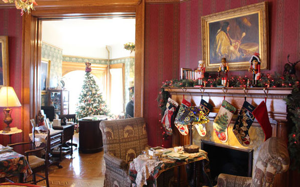 Ready for the Holiday Afternoon Tea at Nagle Warren Bed & Breakfast. Photo by Janna Graber