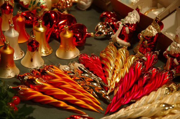 German glass ornaments. Photo by GNTO