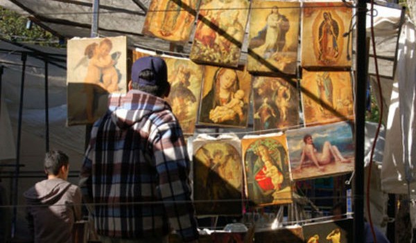 People travel from all over to attend the market.