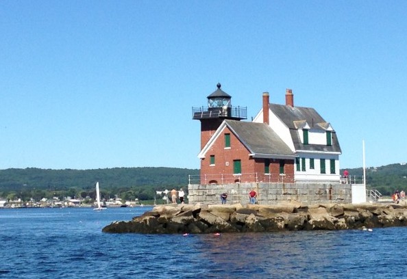 Sailing through the islands of Maine. Photo by Janna Graber