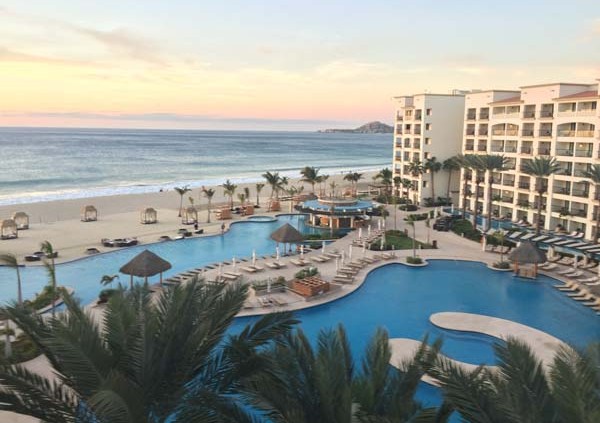 The view from my room at the Hyatt Ziva Los Cabos.