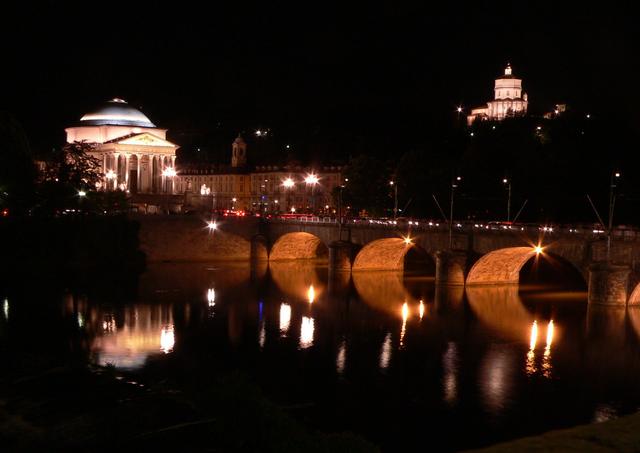 Torino at night.