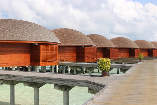 Anantara Dhigu in the Maldives has 110 villas and suites. Photo by Janna Graber