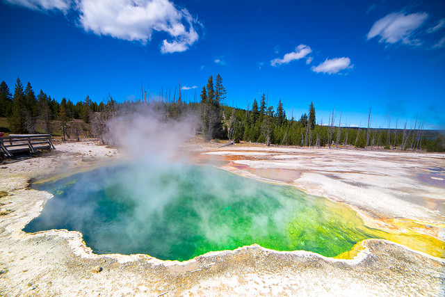 The Yellowstone Caldera. Photo by Flickr/Maarten Otto