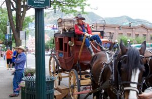 Stagecoach taxi on Main Avenue. Photo by Jack Bohannan.