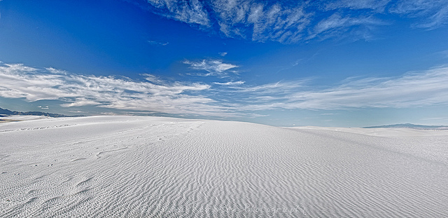 White sands panorama. 