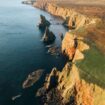 Duncansby Stacks, United Kingdom. Photo by Connor Mollison, Unsplash, Pinterest