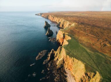 Duncansby Stacks, United Kingdom. Photo by Connor Mollison, Unsplash